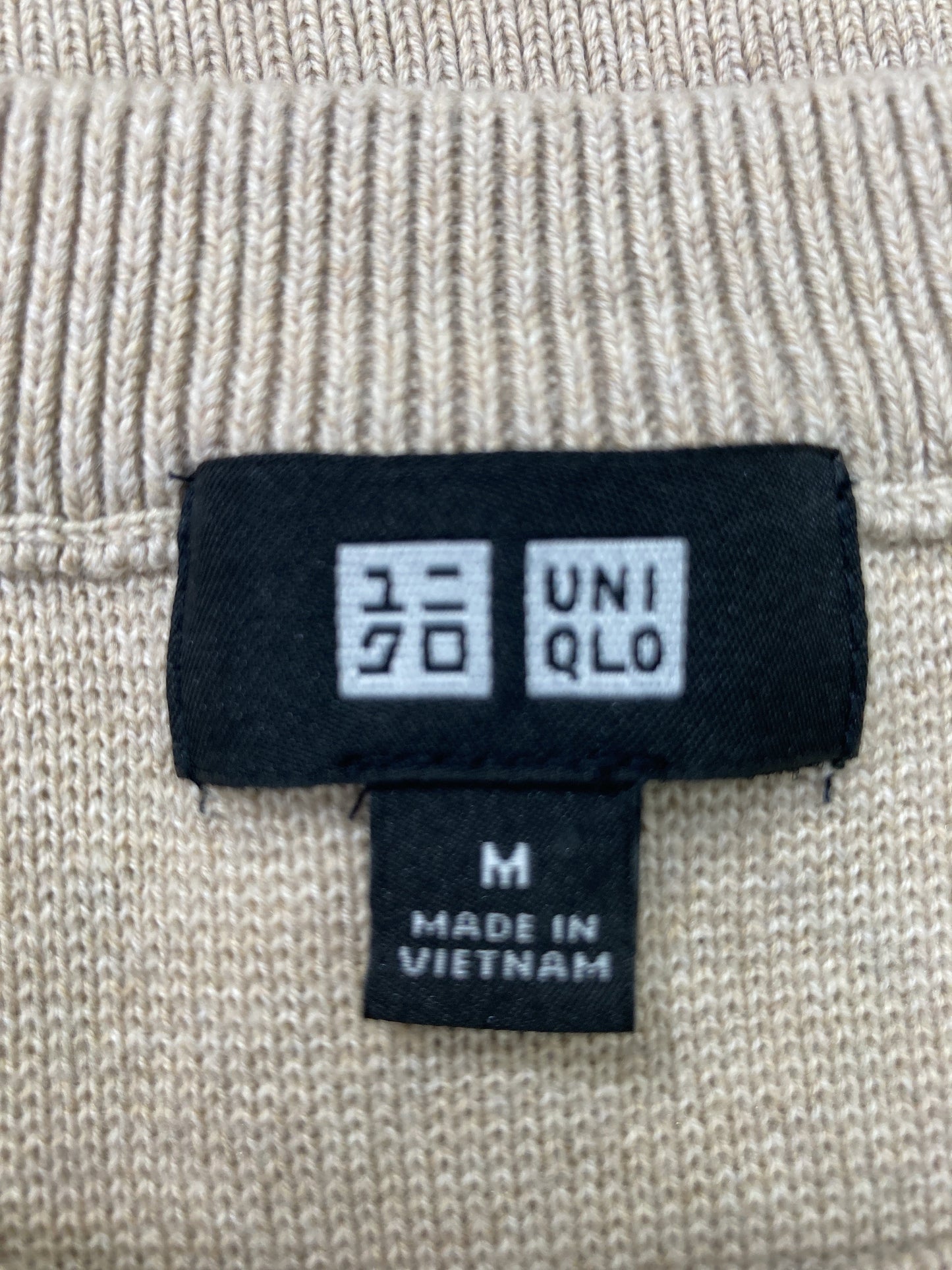 UNIQLO/ユニクロ/ニット/セーター/トップス/ベージュ/M
