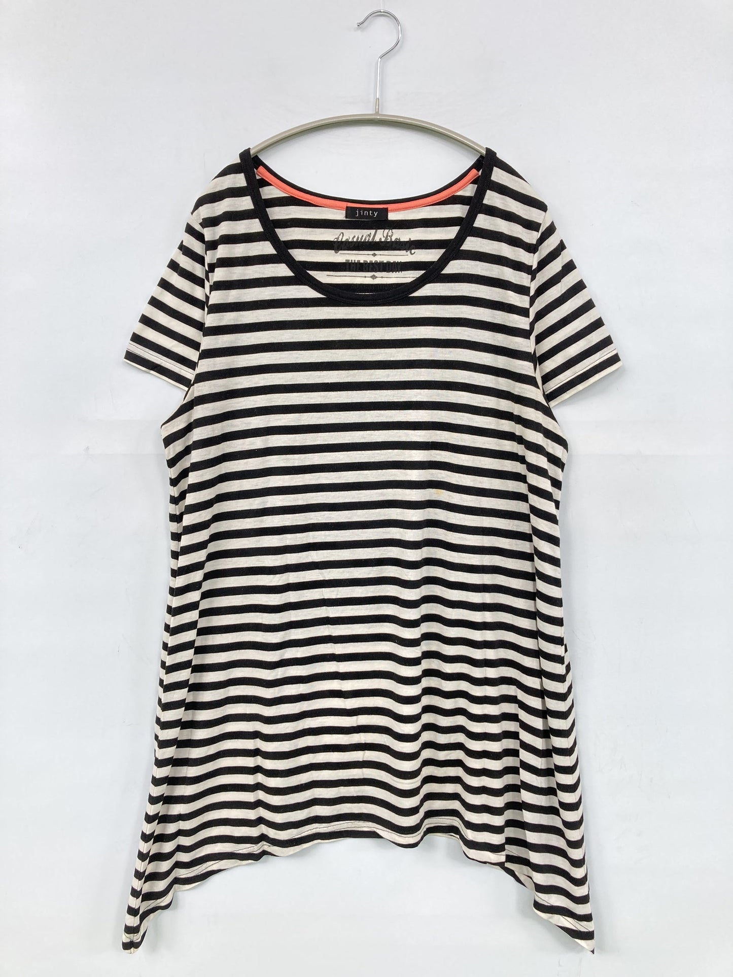 JINTY/ジンティ/Tシャツ/カットソー/トップス/ブラック/4L