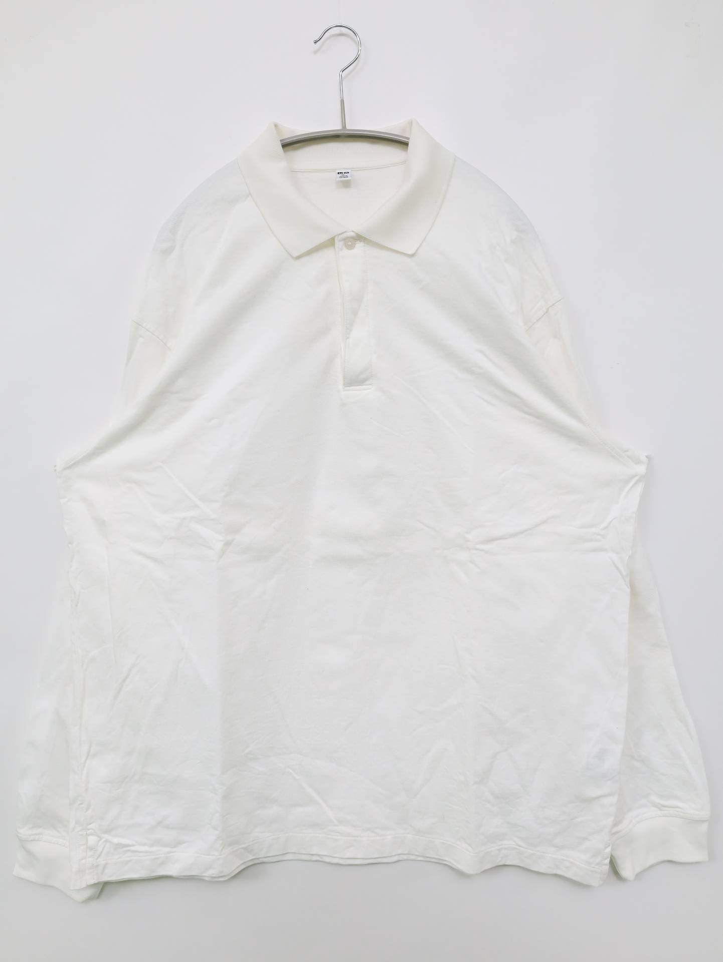 UNIQLO/ユニクロ/ポロシャツ/トップス/ホワイト/XL