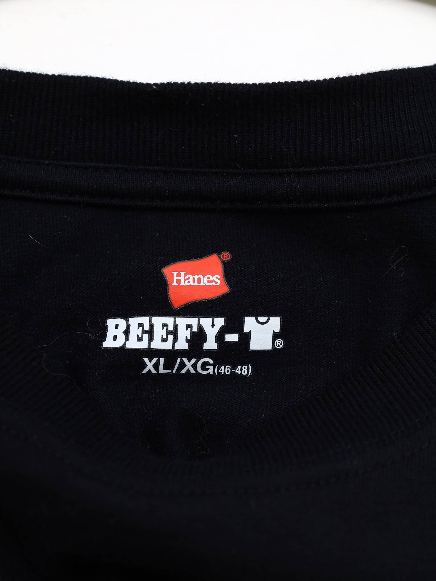 Hanes' BEEFY/Tシャツ/カットソー/トップス/ブラック/XL