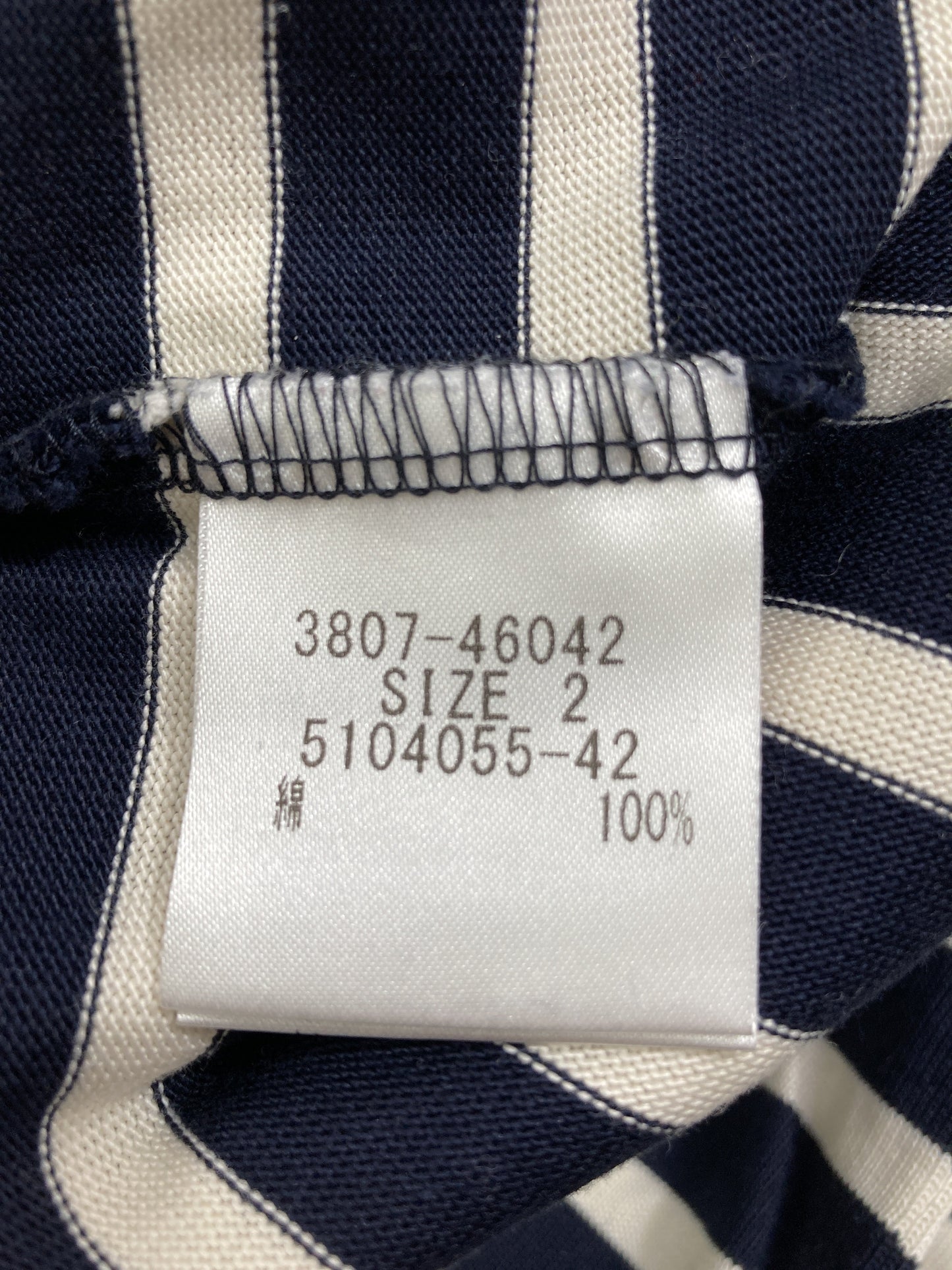 Tシャツ/カットソー/トップス/ネイビー/2