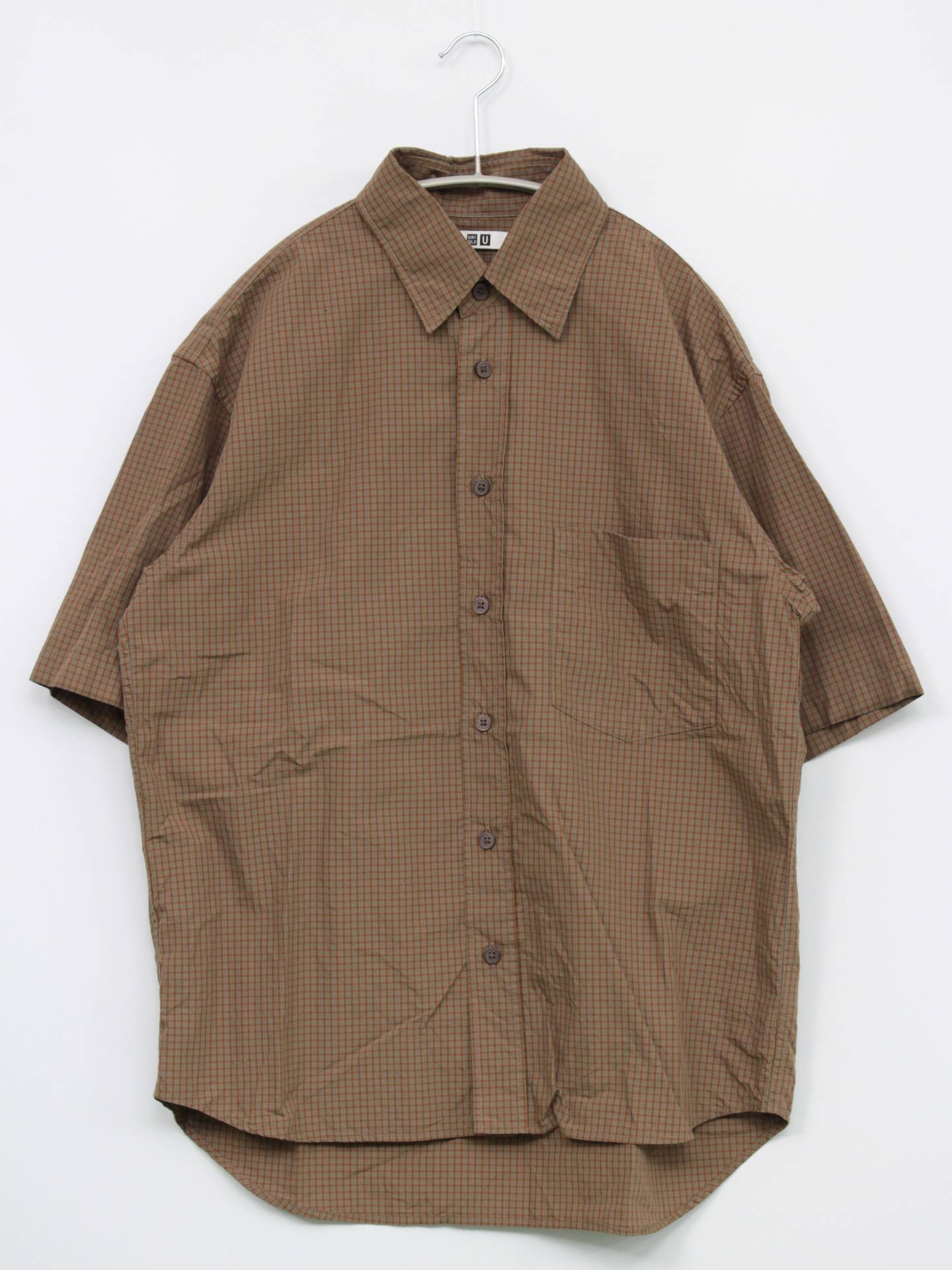 UNIQLO/ユニクロ/シャツ/ブラウス/トップス/ブラウン/XS
