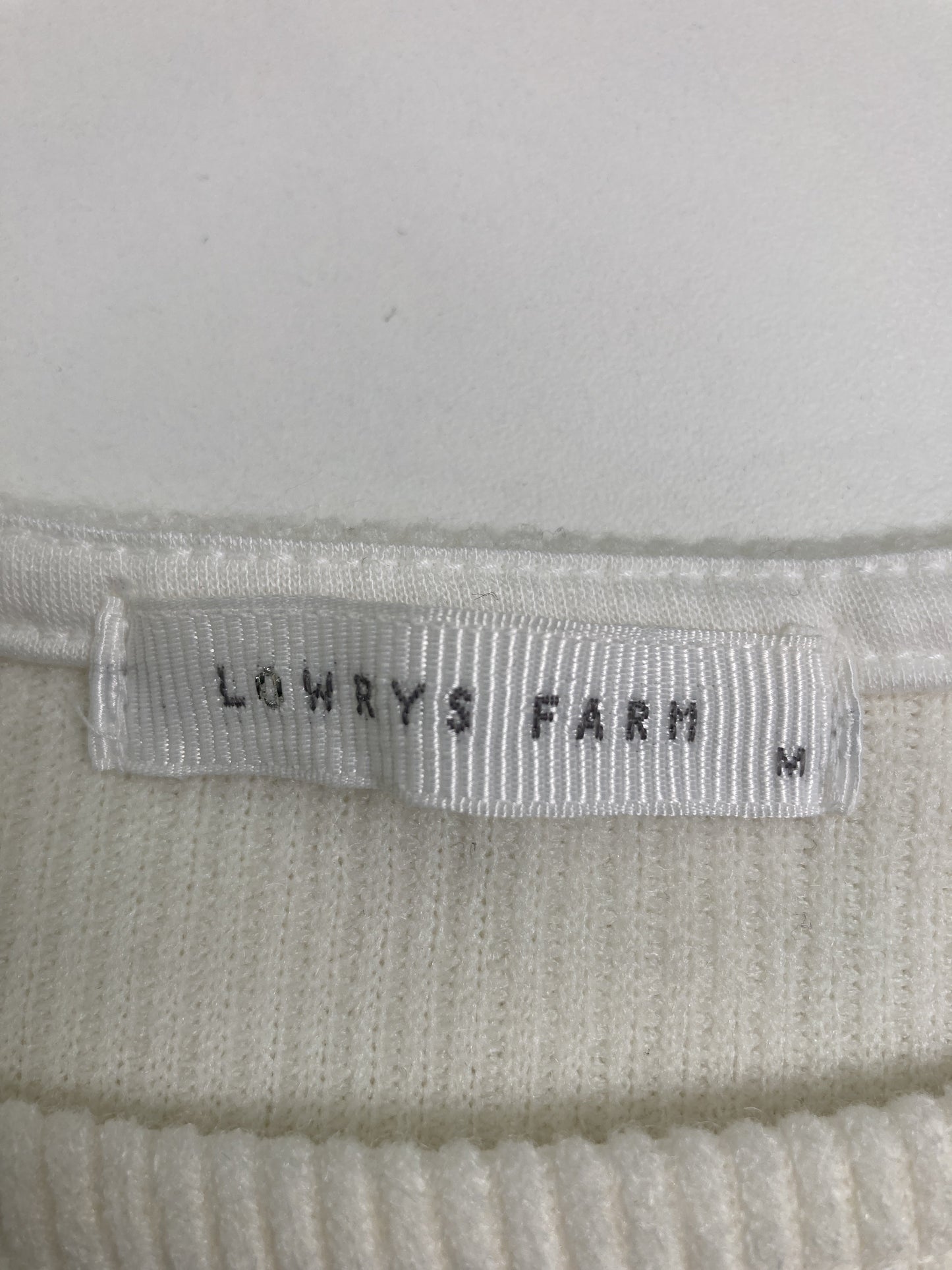 LOWRYS FARM/ローリーズファーム/Tシャツ/カットソー/トップス/ホワイト/M