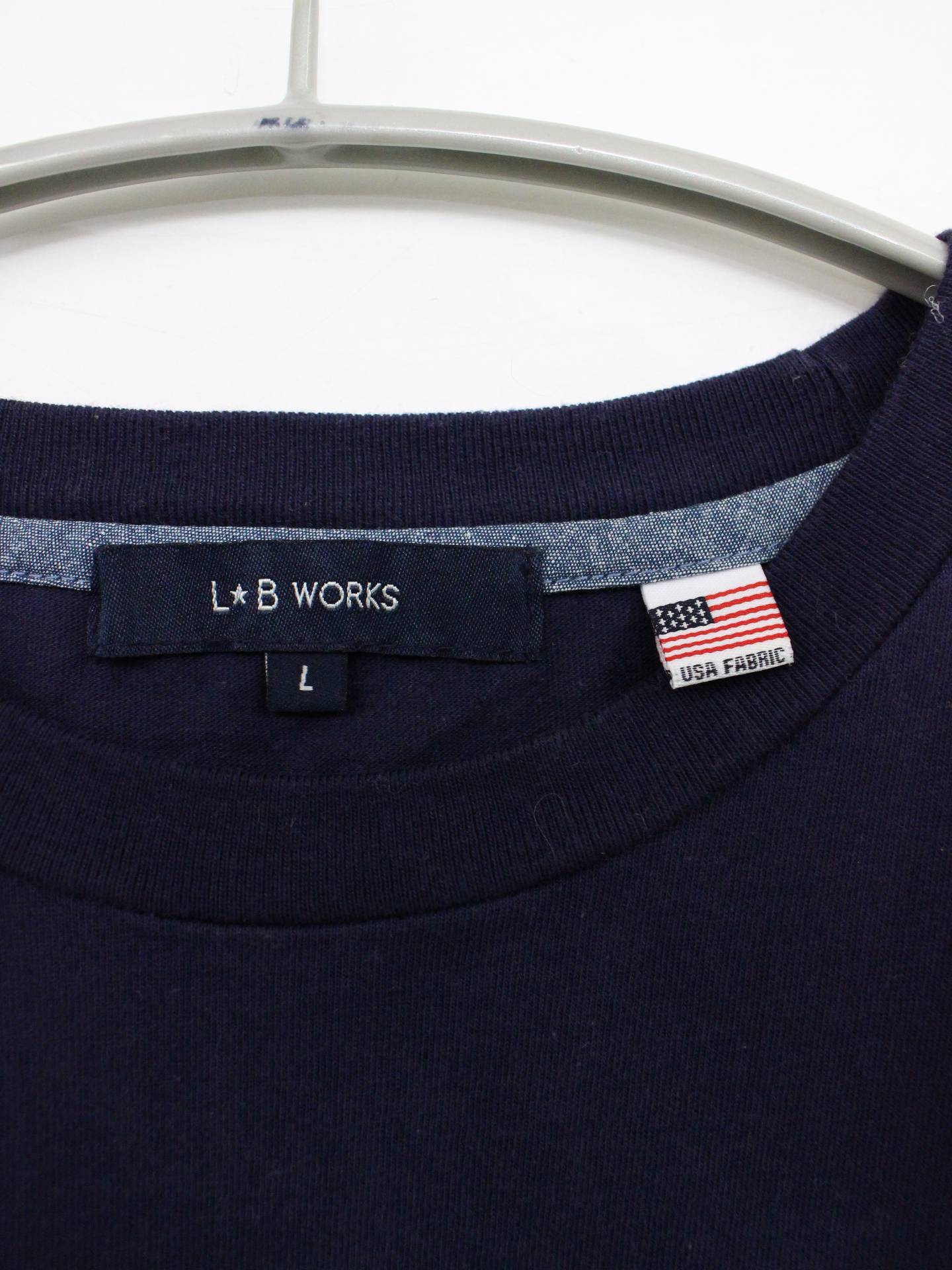 L B works/Tシャツ/カットソー/トップス/ネイビー/L