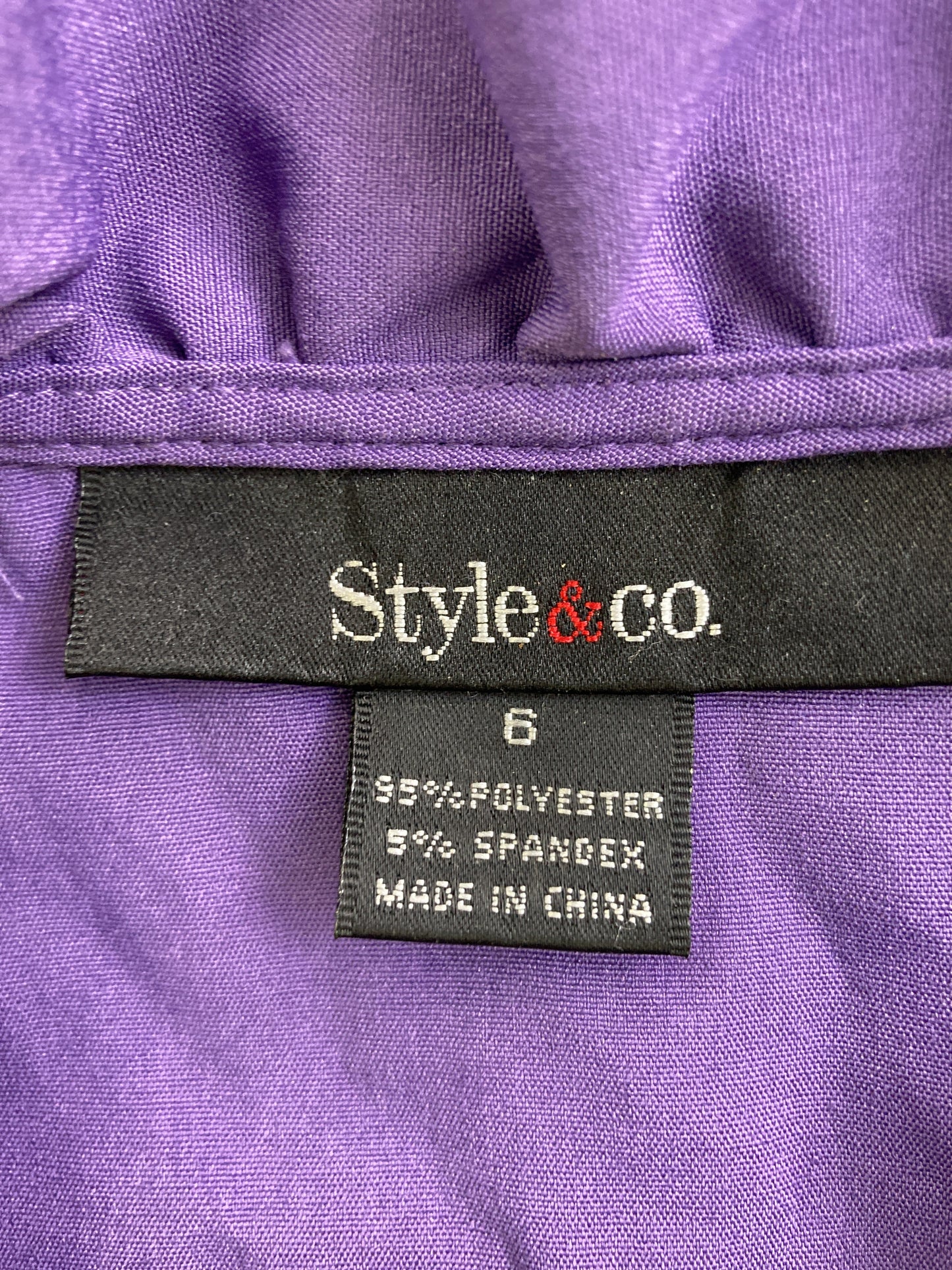 Style&co./シャツ/ブラウス/トップス/パープル/6