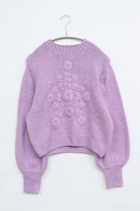 w closet/ダブルクローゼット/ニット/セーター/トップス/パープル