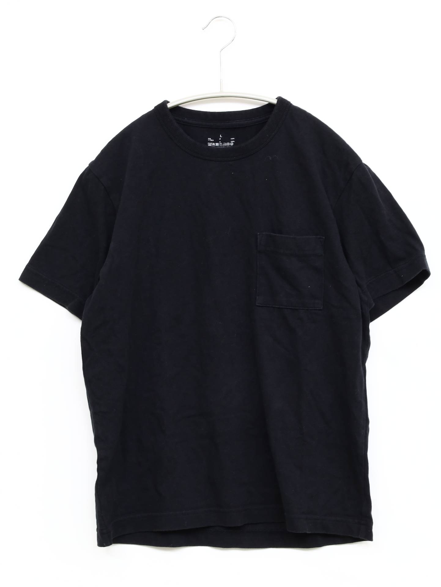 無印良品/ムジルシリョウヒン/Tシャツ/カットソー/トップス/ブラック/L