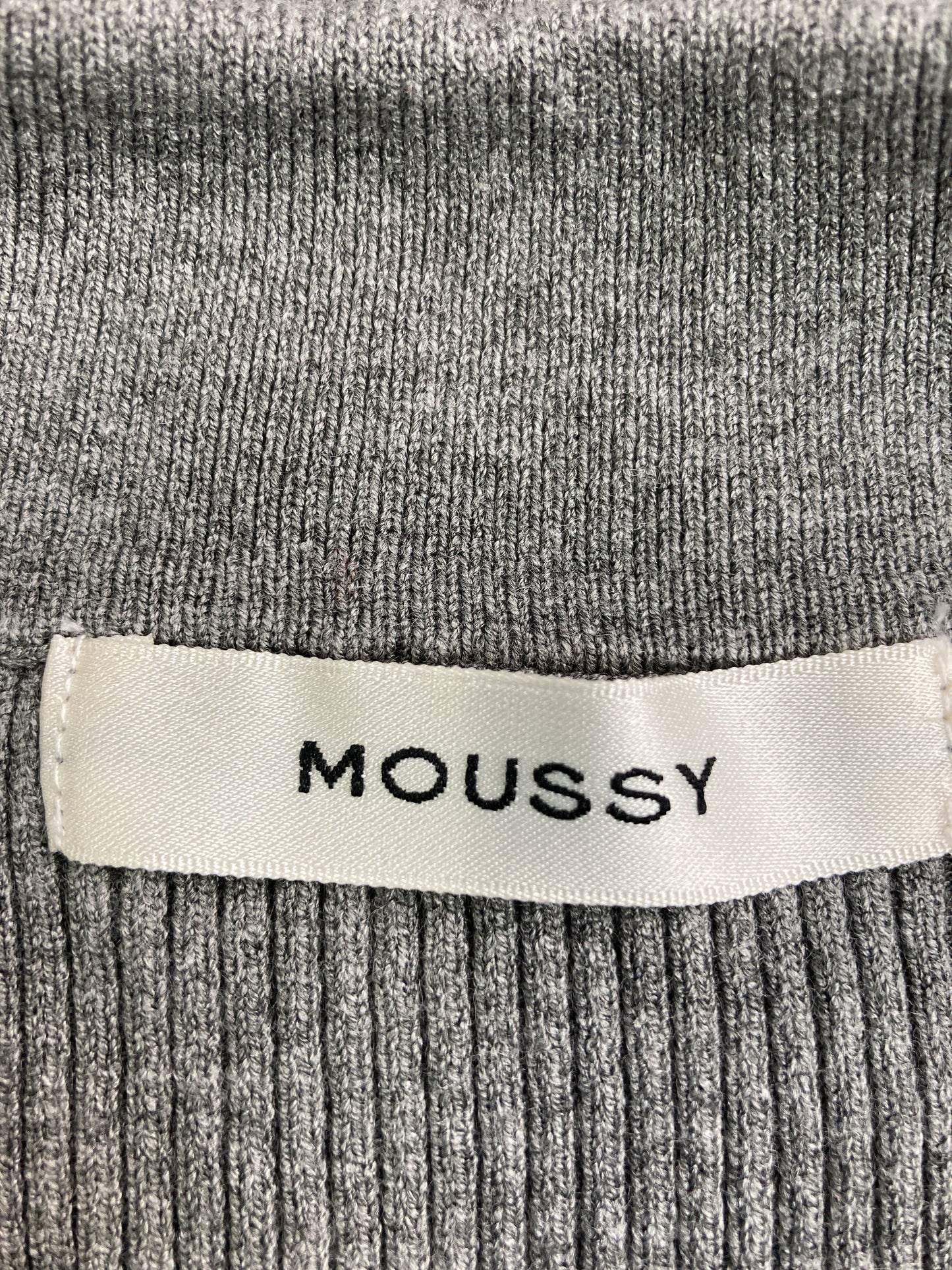 MOUSSY/マウジー/ニット/セーター/トップス/グレー/F
