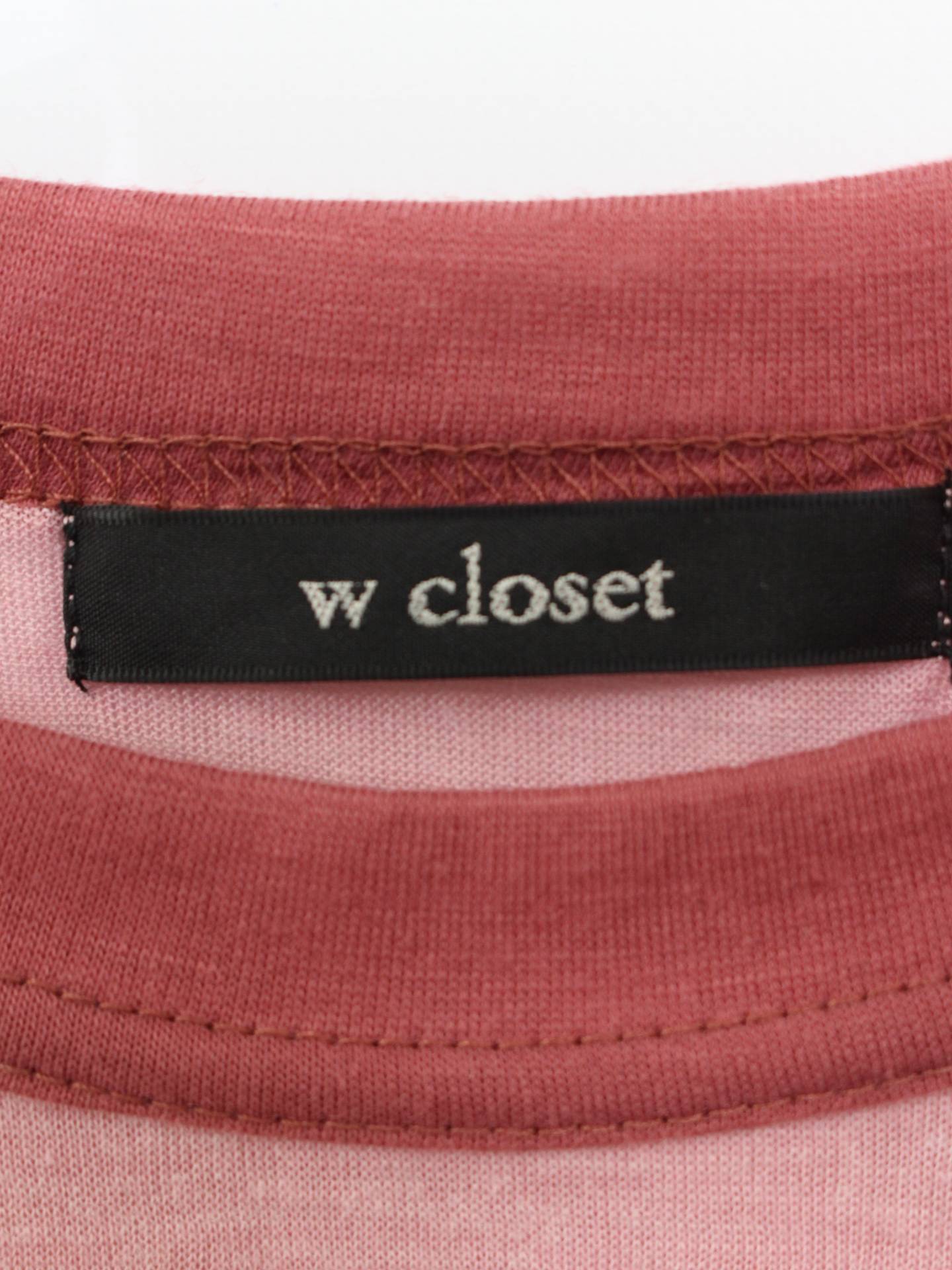 w closet/ダブルクローゼット/スウェット/トップス/ピンク/F