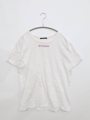 EMODA/エモダ/Tシャツ/カットソー/トップス/ホワイト/FREE
