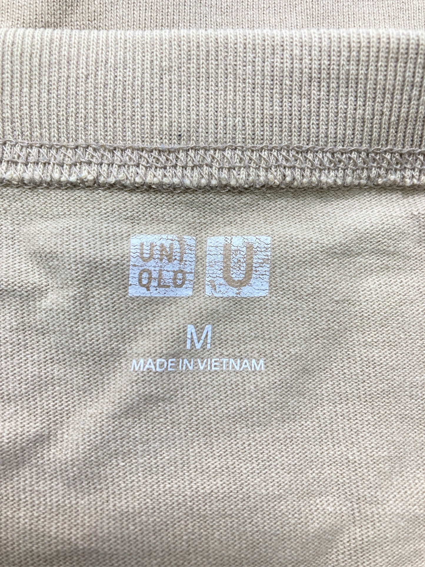 UNIQLO U/ユニクロユー/Tシャツ/カットソー/トップス/ベージュ/M