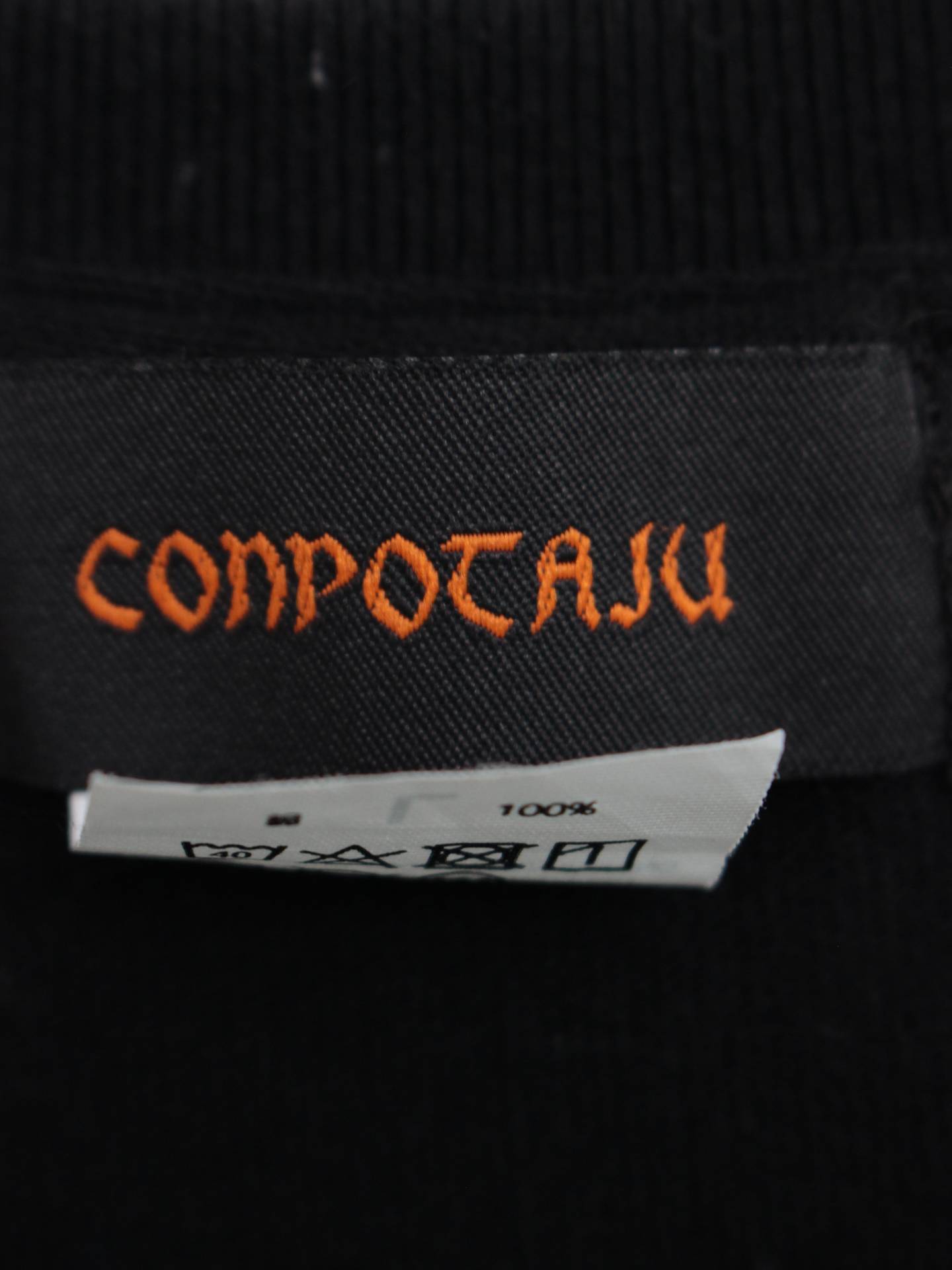 CONPOTAJU/Tシャツ/カットソー/トップス/ブラック/L
