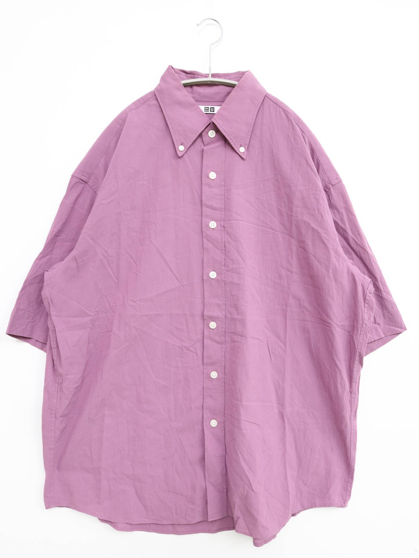 UNIQLO/ユニクロ/ビジネスシャツ/トップス/ピンク/L