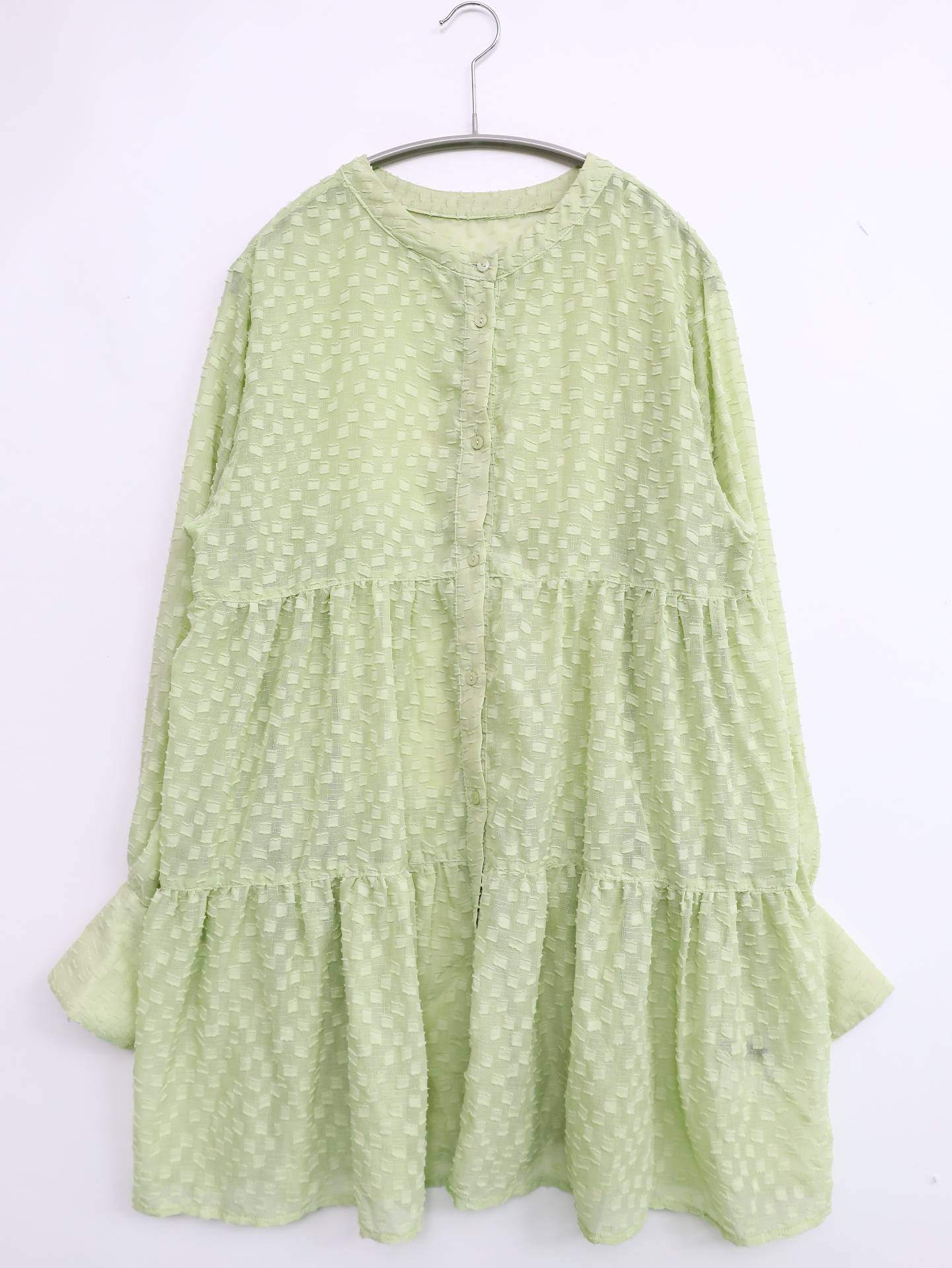 w closet/ダブルクローゼット/チュニック/ワンピース/ドレス/ライトグリーン/F