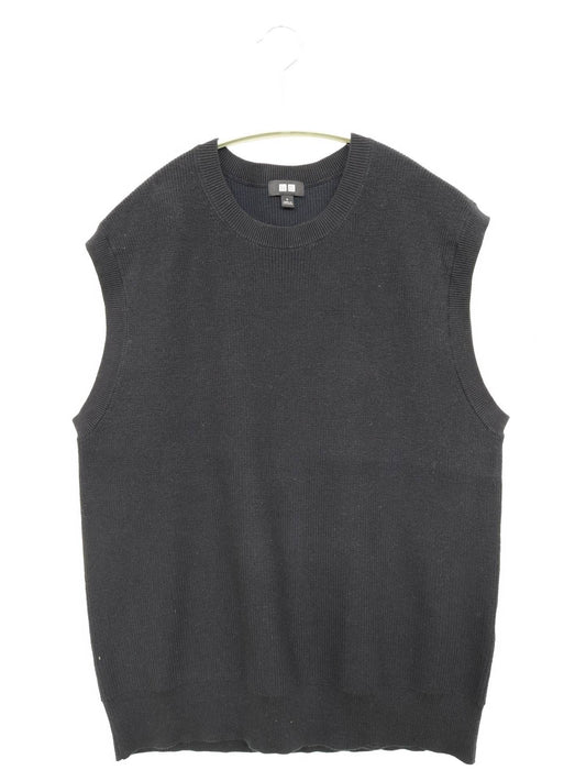 UNIQLO/ユニクロ/ノースリーブ/トップス/ブラック/S