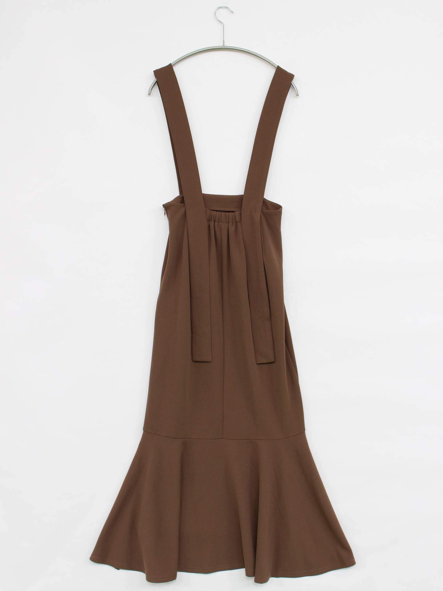 soiree/ジャンパースカート/ワンピース/ドレス/ブラウン/F