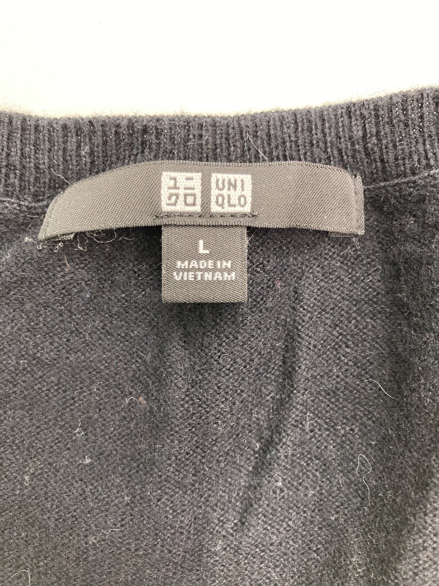 UNIQLO/ユニクロ/ニット/セーター/トップス/ブラック/L