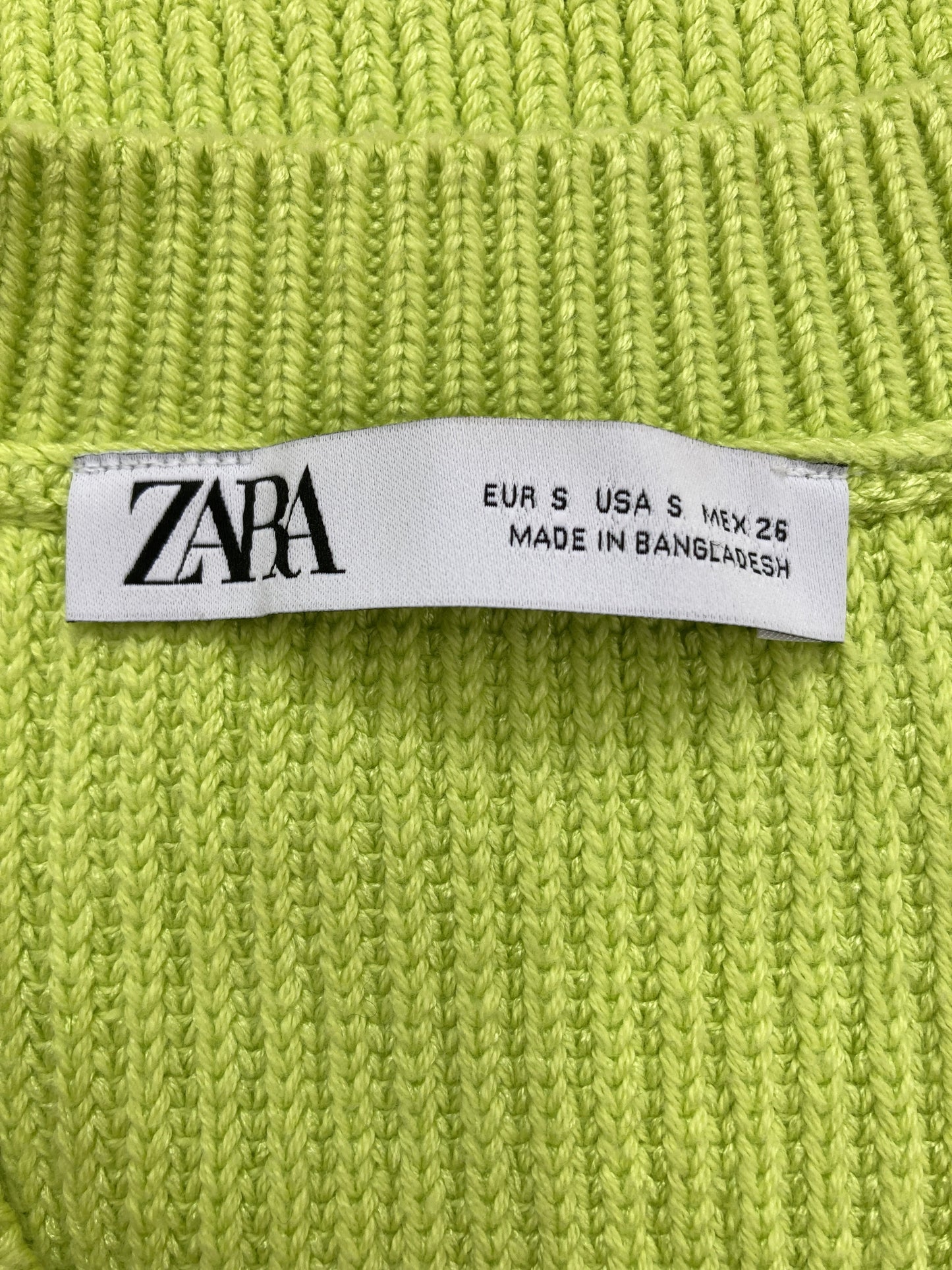 ZARA/ザラ/ベスト/トップス/イエロー/S