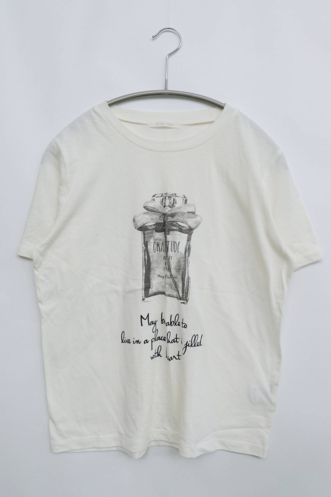 ehka sopo/エヘカソポ/Tシャツ/カットソー/トップス/ホワイト/M