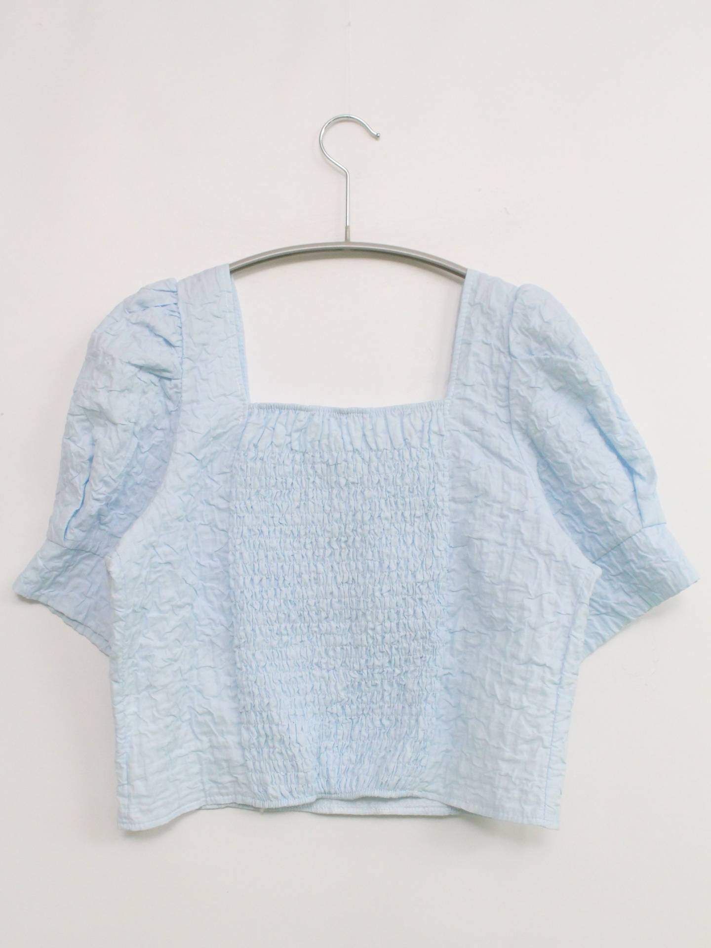 MAISON DE THERESE/シャツ/ブラウス/トップス/スカイブルー