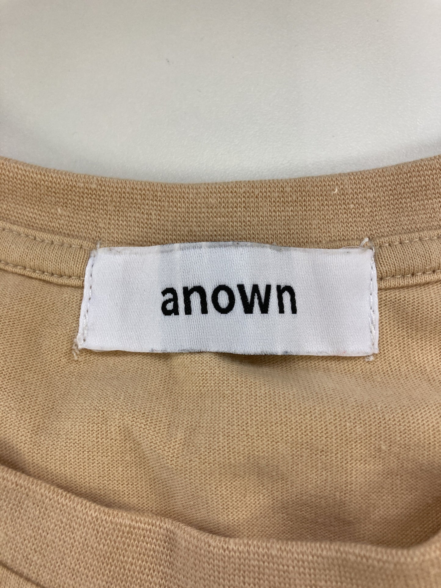 anown/Tシャツ/カットソー/トップス/ベージュ/FREE