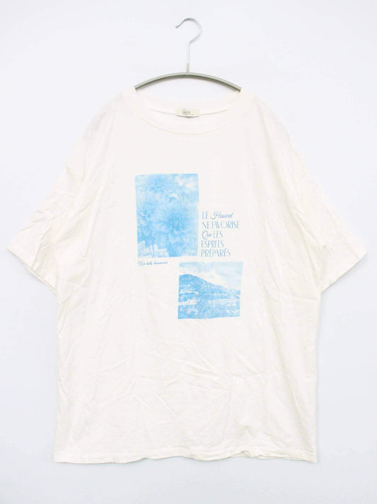 earth music&ecology/アースミュージックアンドエコロジー/Tシャツ/カットソー/トップス/ホワイト/F
