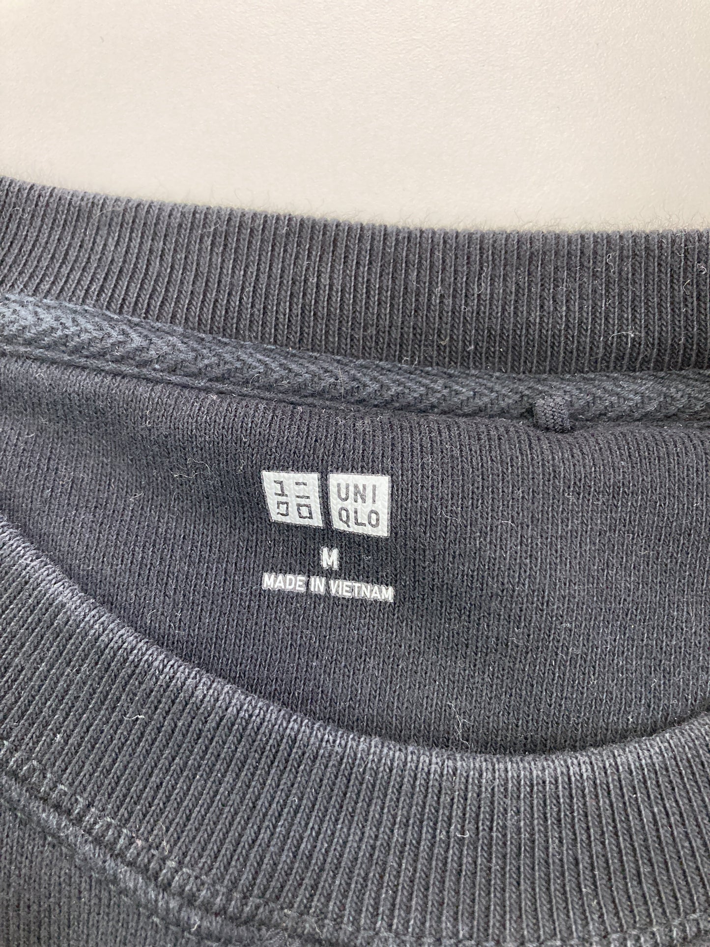 UNIQLO/ユニクロ/スウェット/トップス/ブラック/M