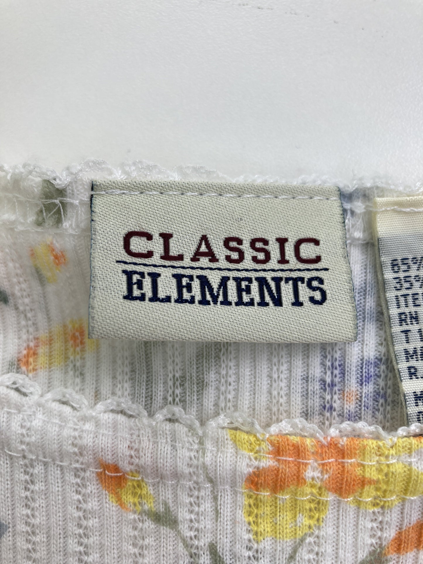 CLASSIC ELEMENTS/Tシャツ/カットソー/トップス/ホワイト/M