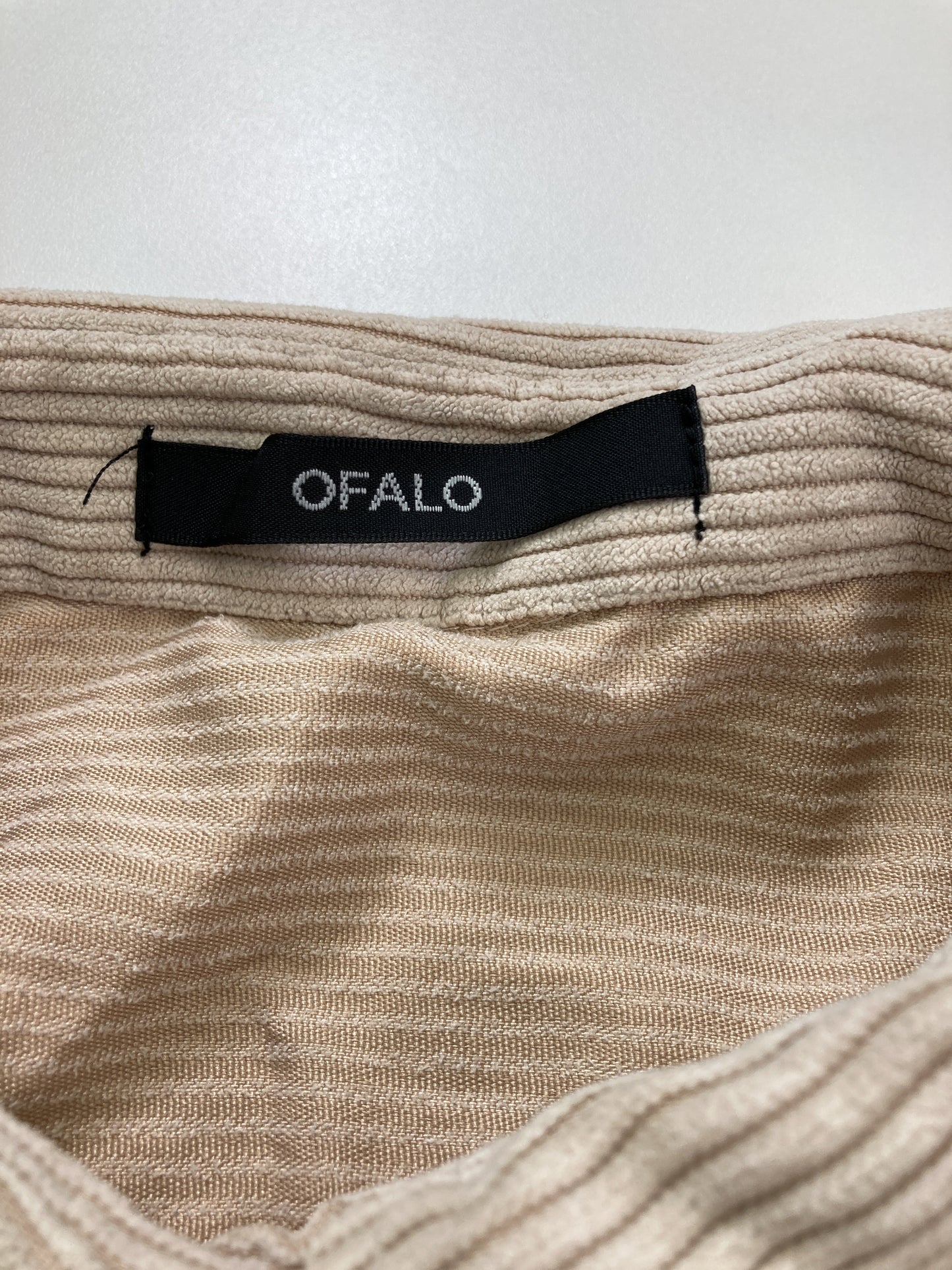 OFALO/シャツ/ブラウス/トップス/ベージュ/M