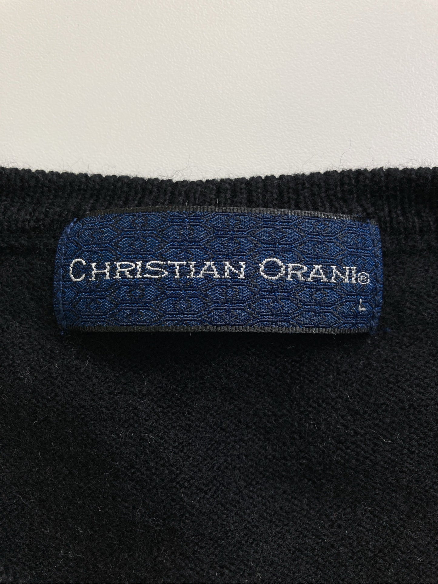 CHRISTIAN ORANI/クリスチャンオラーニ/ベスト/トップス/ブラック/L