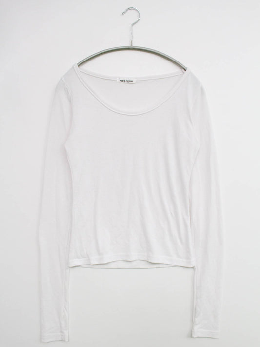 PINK POUCH/Tシャツ/カットソー/トップス/ホワイト