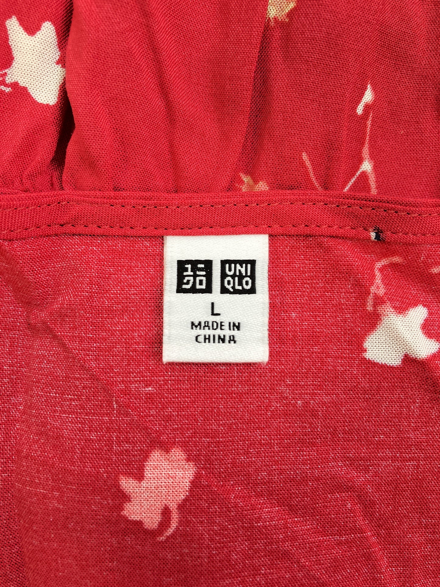 UNIQLO/ユニクロ/シャツ/ブラウス/トップス/レッド/L
