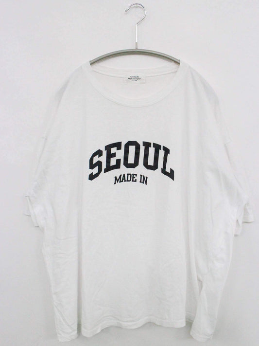 Attitude makes style!/Tシャツ/カットソー/トップス/ホワイト