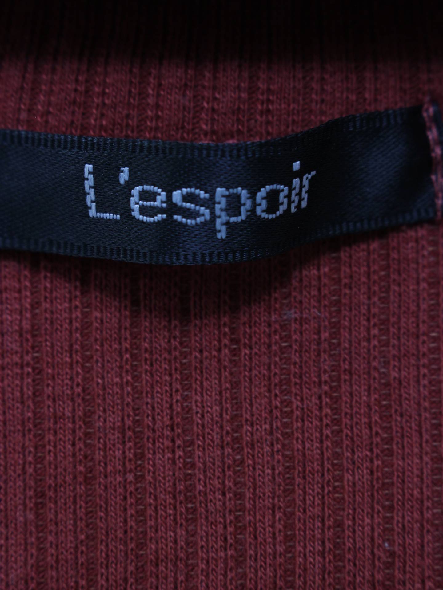 L’espoir/Tシャツ/カットソー/トップス/レッド/L