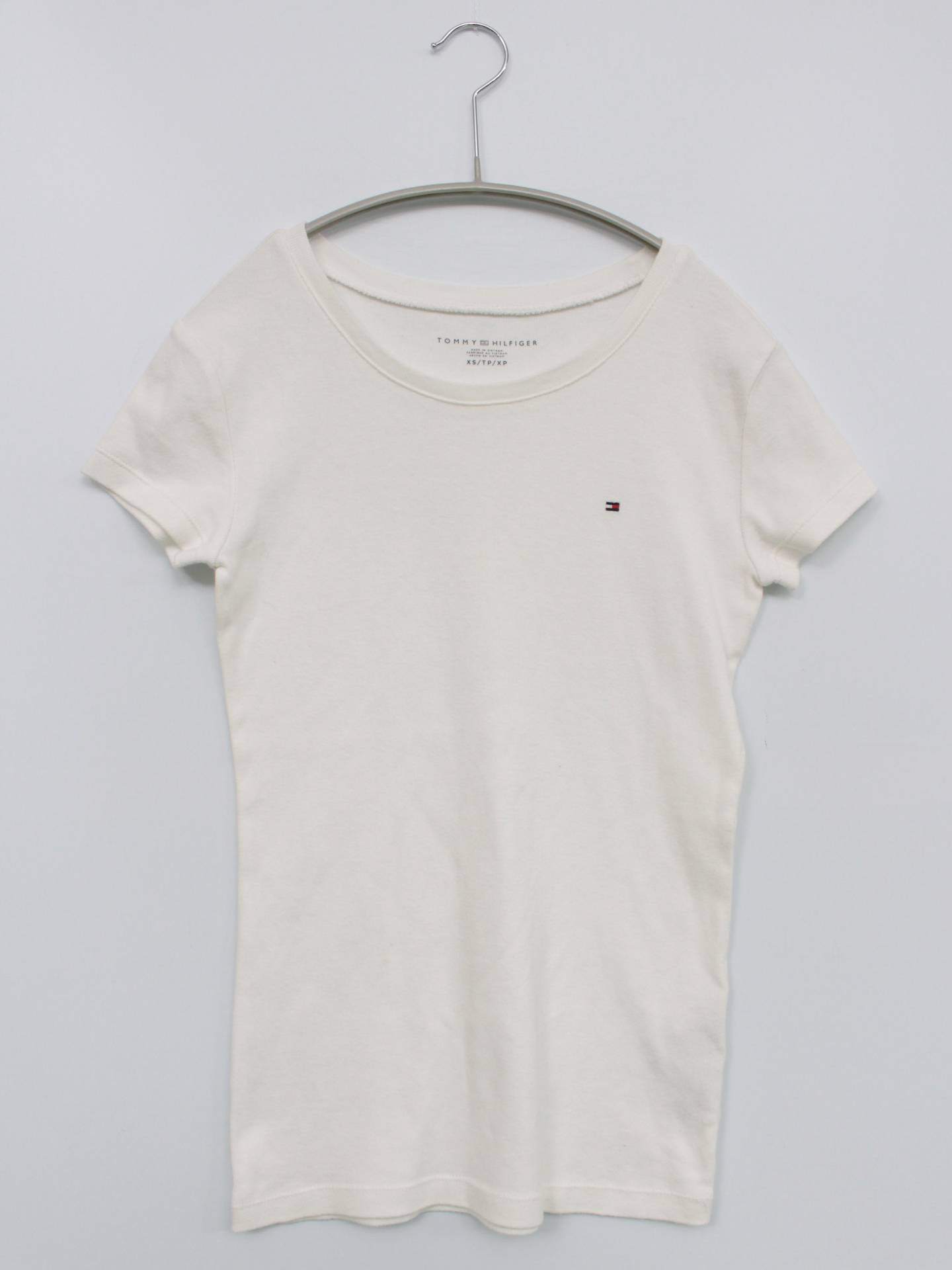 TOMMY HILFIGER/Tシャツ/カットソー/トップス/ホワイト/XS