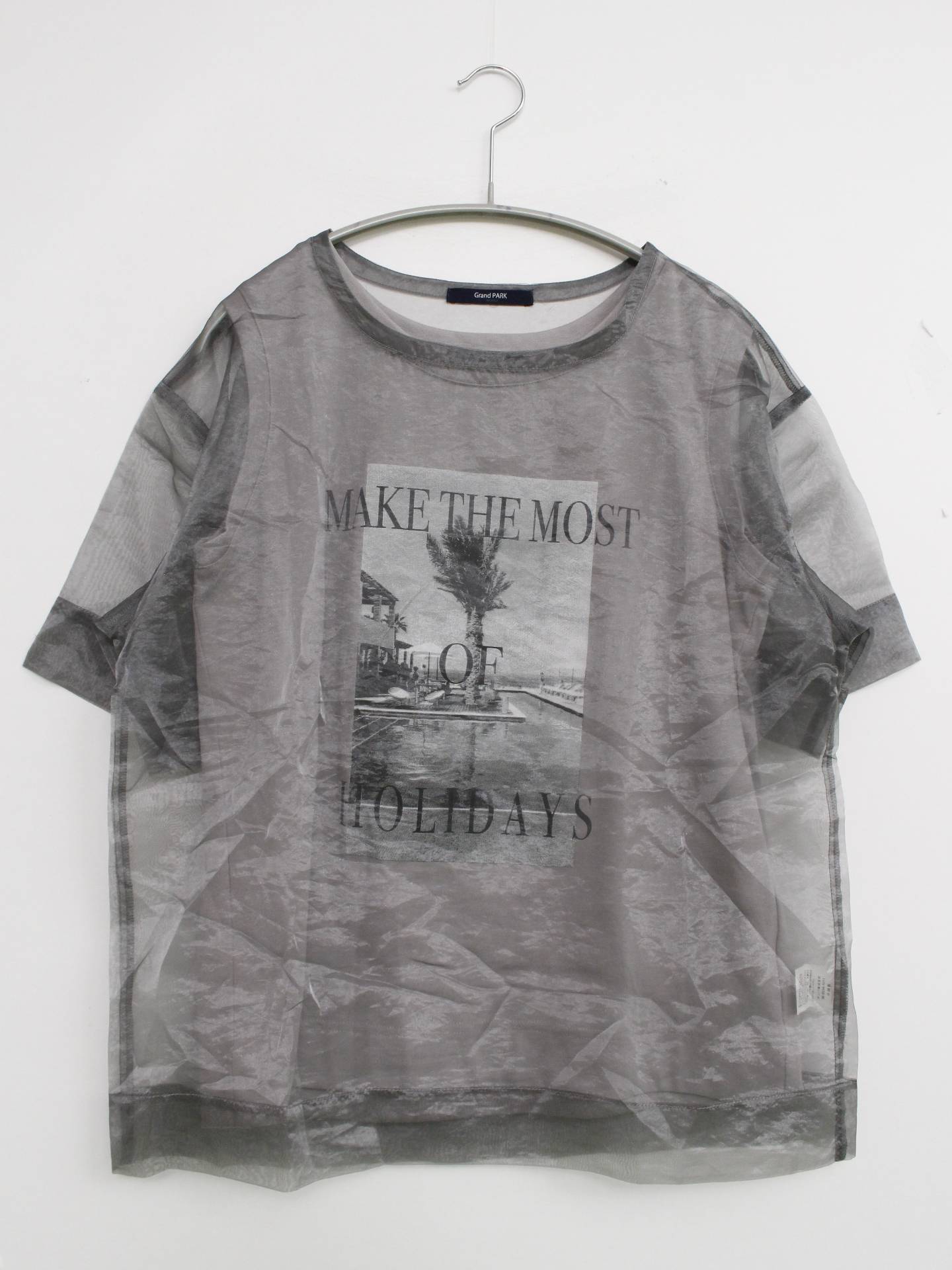 Grand PARK/Tシャツ/カットソー/トップス/グレー/M