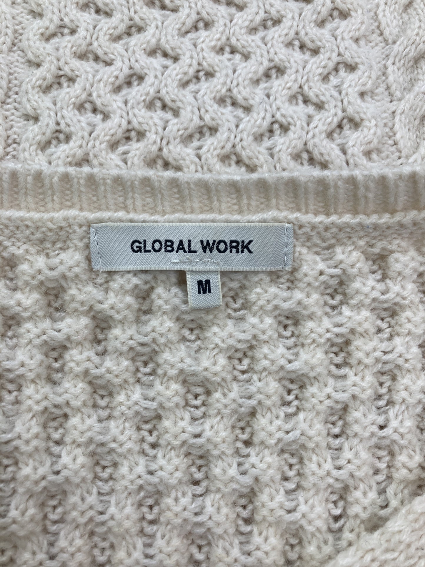 GLOBAL WORK/グローバルワーク/ニット/セーター/トップス/アイボリー/M