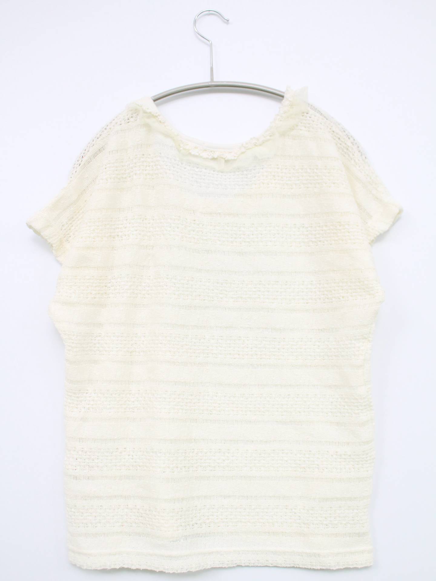 Noble Coton/Tシャツ/カットソー/トップス/アイボリー/M
