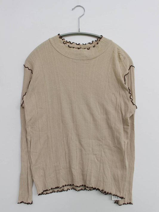 SIMPLICITE/Tシャツ/カットソー/トップス/ベージュ