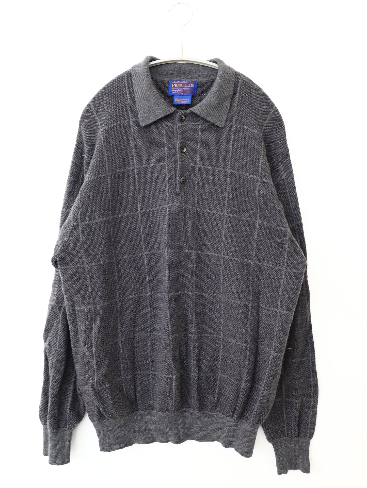 PENDLETON/ペンドルトン/ニット/セーター/トップス/グレー/M