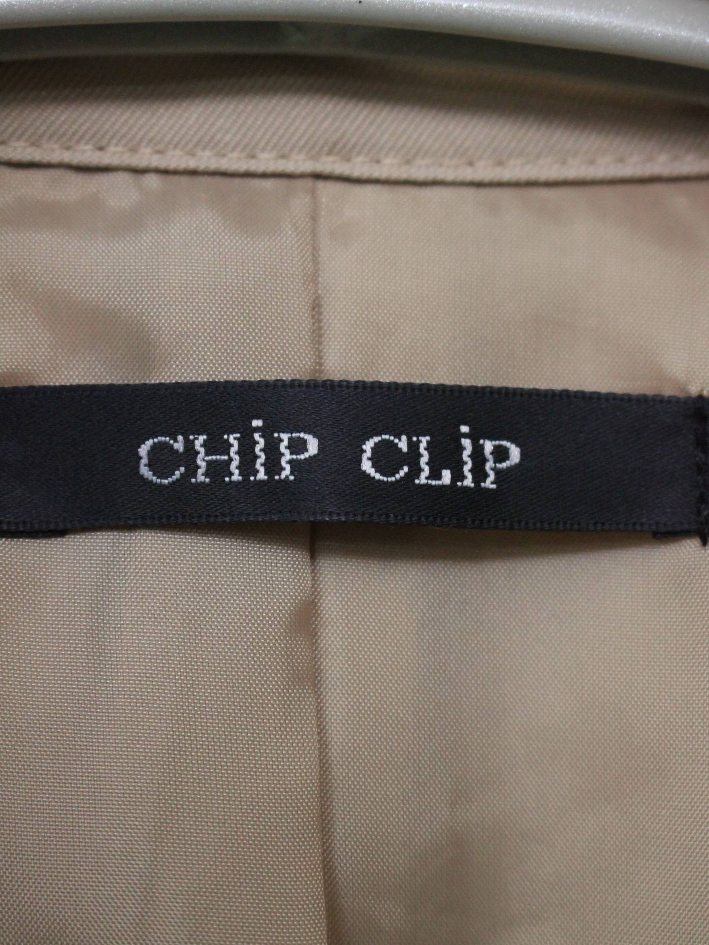 Chip Clip/トレンチコート/ジャケット/アウター/ベージュ/L