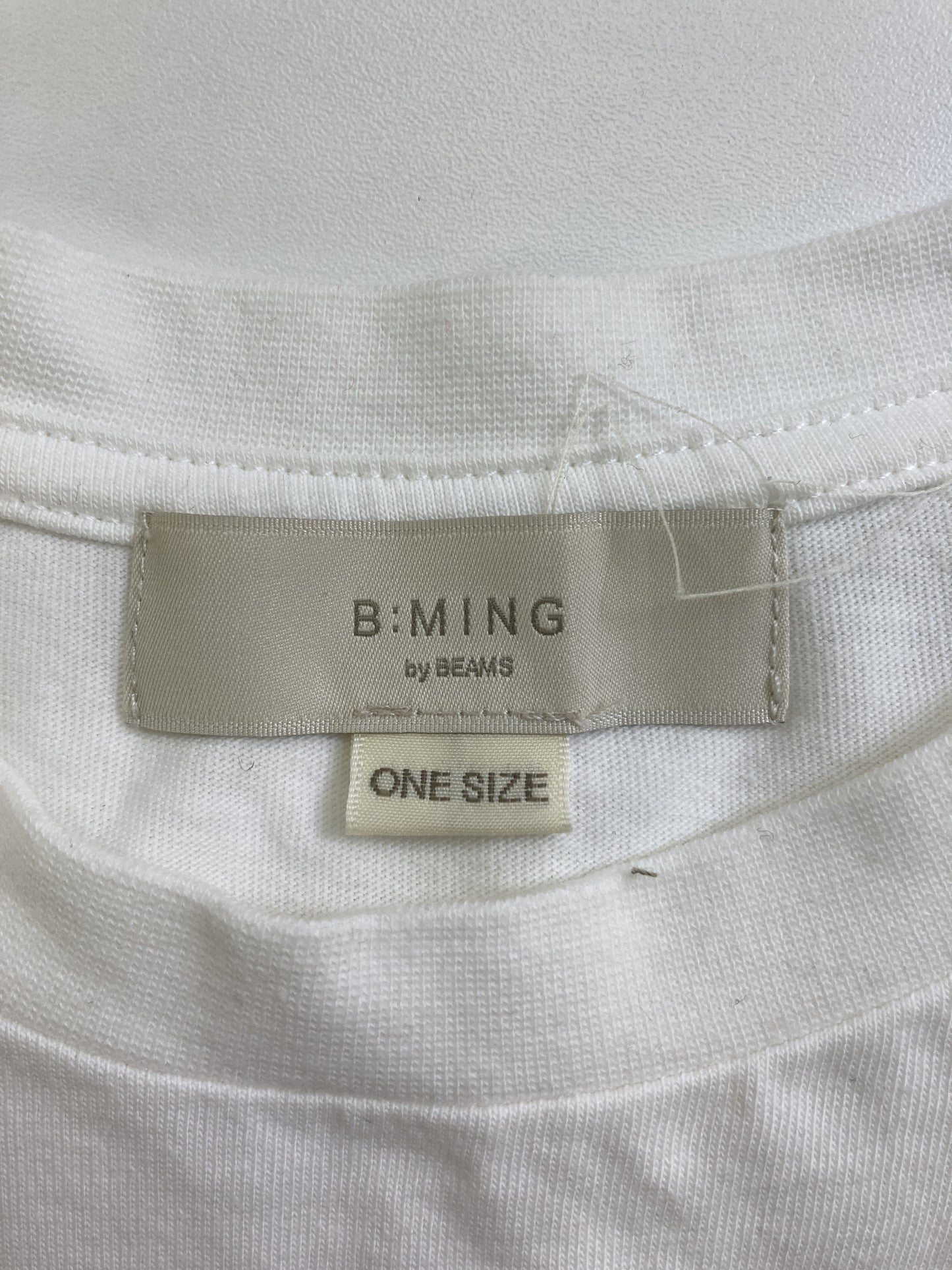 B:MING/Tシャツ/カットソー/トップス/ホワイト/ONE SIZE