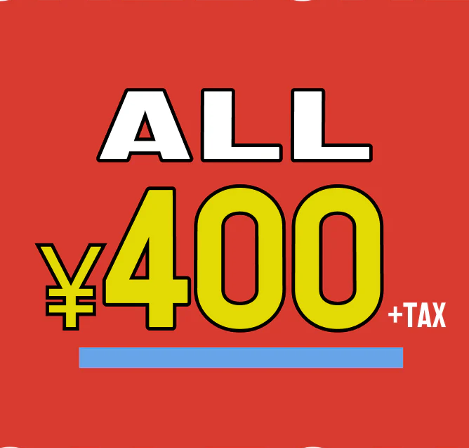 MEN'S 400円 (50%OFF) コーナー