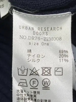 URBAN RESEARCH DOORS/アーバンリサーチドアーズ/ニット/セーター/トップス/ネイビー/One