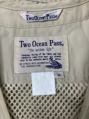 two ocean pass/ベスト/トップス/ベージュ/m