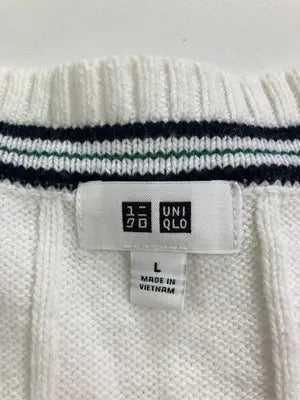 UNIQLO/ユニクロ/ベスト/トップス/ホワイト/L