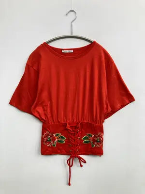 ZARA/ザラ/Tシャツ/カットソー/トップス/レッド/S