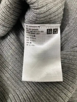 UNIQLO/ユニクロ/ニット/セーター/トップス/グレー/L