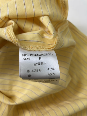 Birthdayroom/バースデールーム/シャツワンピース/ワンピース/ドレス/イエロー/F