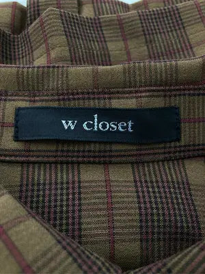 w closet/ダブルクローゼット/シャツ/ブラウス/トップス/ブラウン